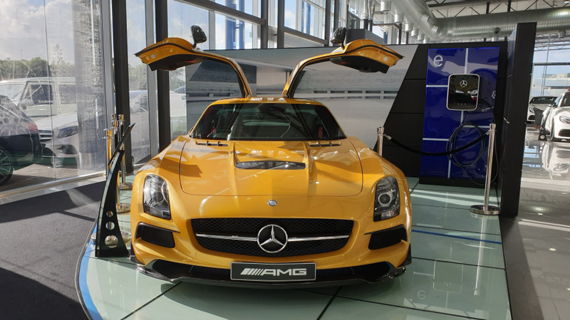 Illustration for article titled today at the Mercedes dealership
